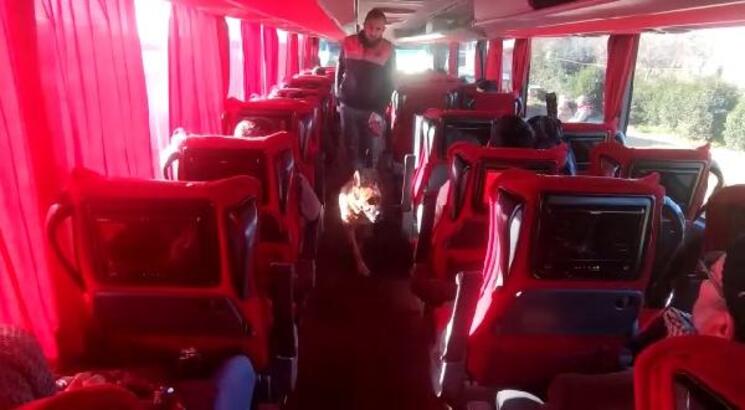 Birecik’te durdurulan yolcu otobüsünde uyuşturucu ele geçti