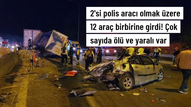 Adana’da zincirleme kaza! 12 araç birbirine girdi: 7 ölü, 7 yaralı