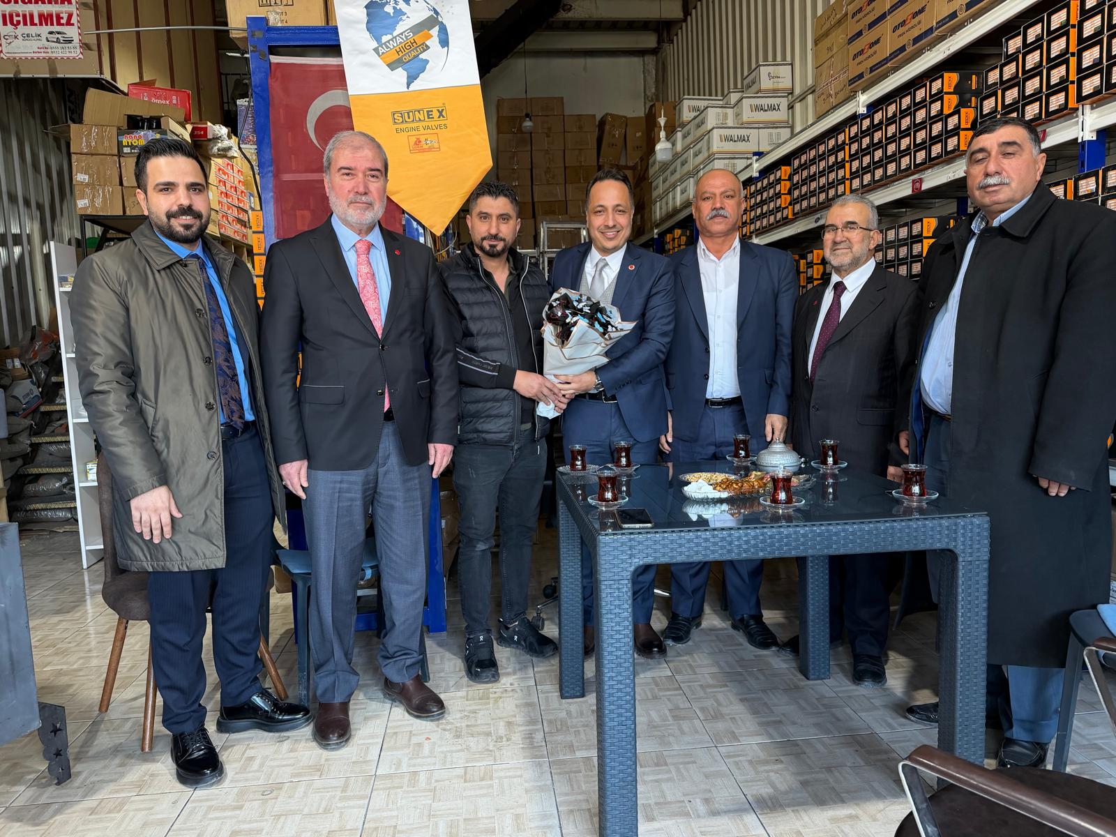 Saadet Partisi’nden İş İnsanı Hüseyin Kıran’a Ziyaret